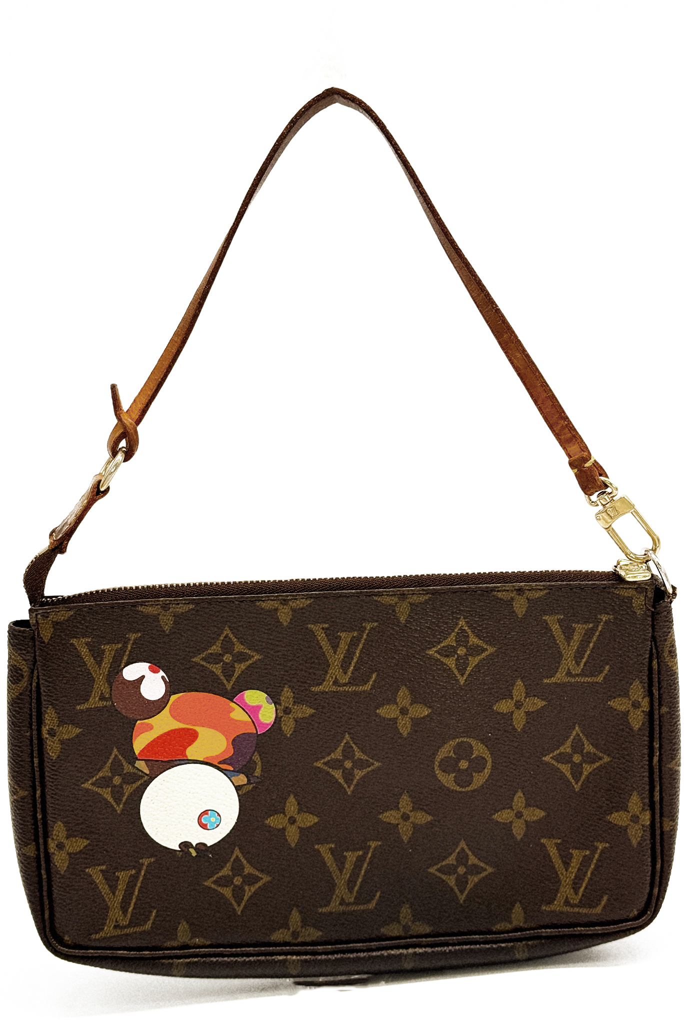 Louis Vuitton 2004 Murakami Panda Pochette Mini Bag