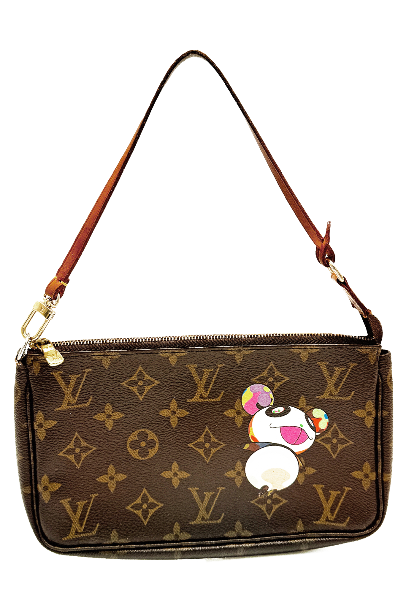 Louis Vuitton 2004 Murakami Panda Pochette Mini Bag