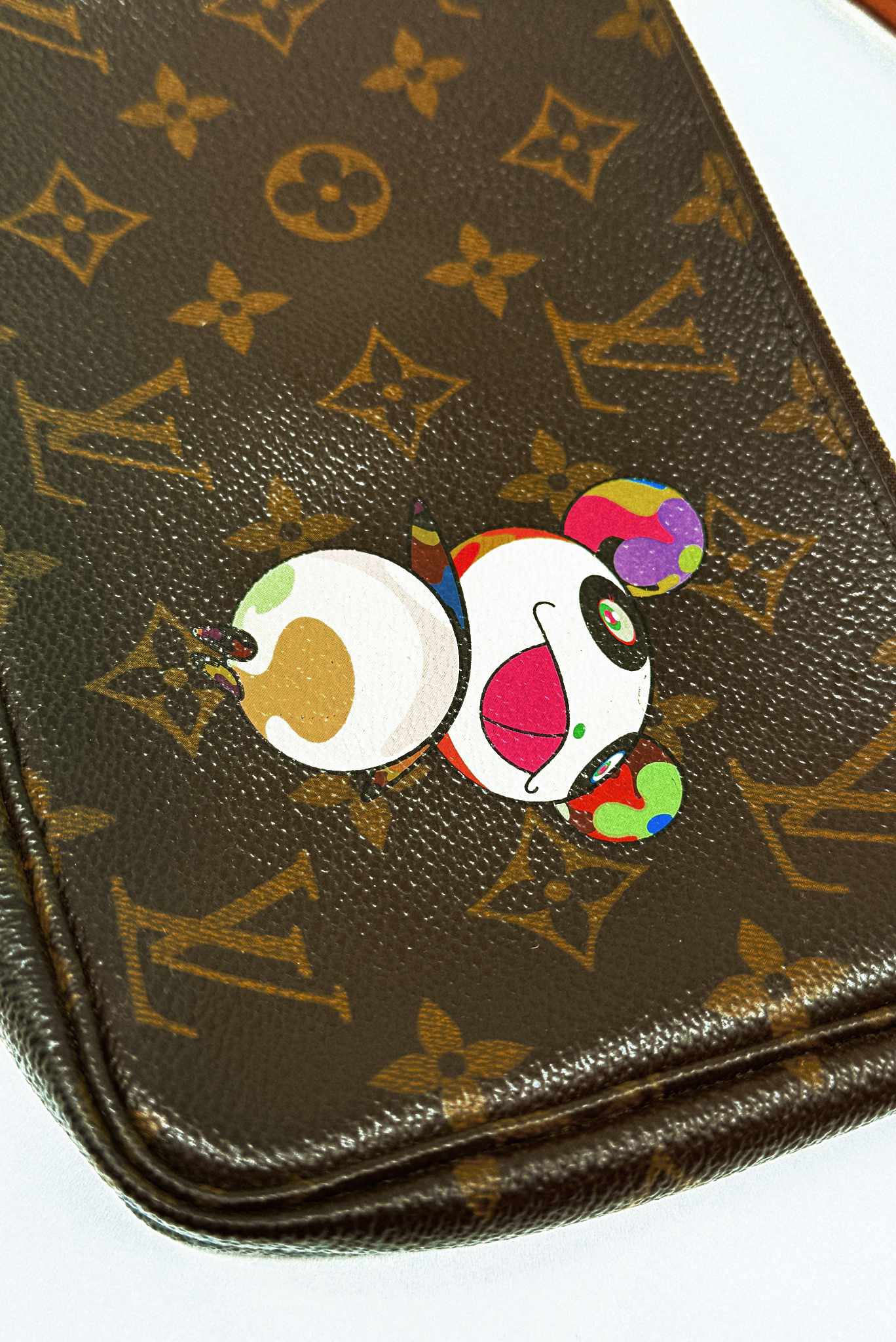 Louis Vuitton 2004 Murakami Panda Pochette Mini Bag